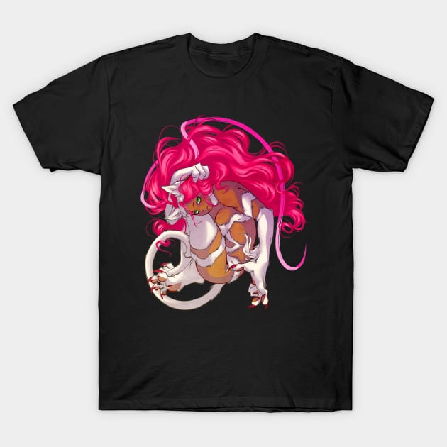 Felicia - Pink Variant T-Shirt by SelkieIngenue